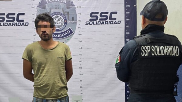 Detienen a sujeto por intento de robo a comercio en Playa del Carmen