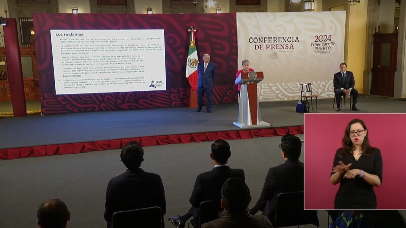 Pide México expulsar a Ecuador de la ONU si no se disculpa