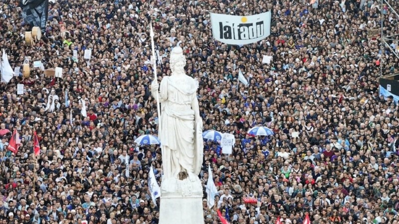 Previsibles protestas estudiantiles en Argentina
