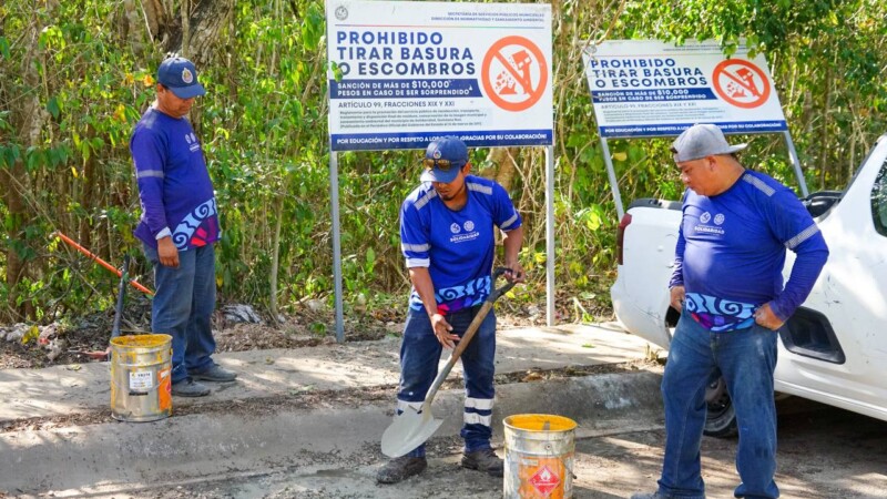 Invitan a no crear tiraderos de basura