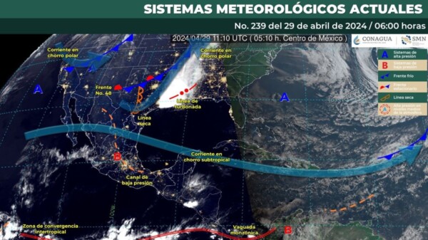 Pronóstico del clima para hoy lunes 29 de abril de 2024 en Quintana Roo