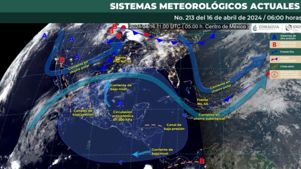 Pronóstico del clima para hoy martes 16 de abril de 2024 en Quintana Roo