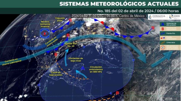 Pronóstico del clima para hoy martes 2 de abril de 2024 en Quintana Roo