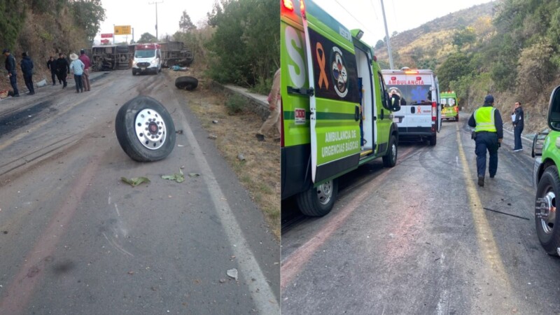 Vuelca autobús de peregrinos rumbo a Chalma; 14 muertos