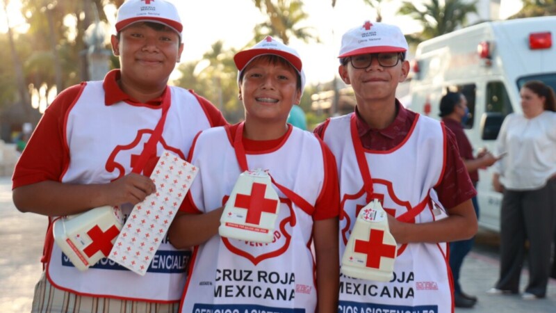 Inicia la Cruz Roja su colecta en Isla Mujeres