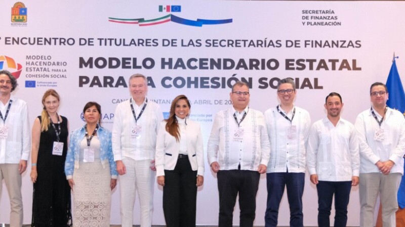 Realizan 2º Encuentro de Titulares del Modelo Hacendario Estatal para la Cohesión Social en Cancún