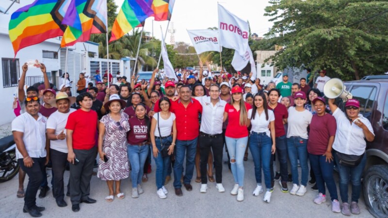 Más territorio, menos escritorio, propone Diego Castañón al visitar la colonia Tumben-Kaa