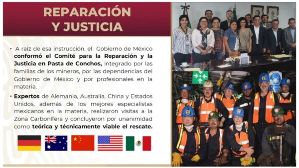 Prevén cercano el rescate en mina Pasta de Conchos