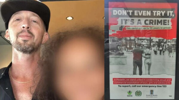 Carteles en inglés advierten a turistas de EU sobre pedofilia