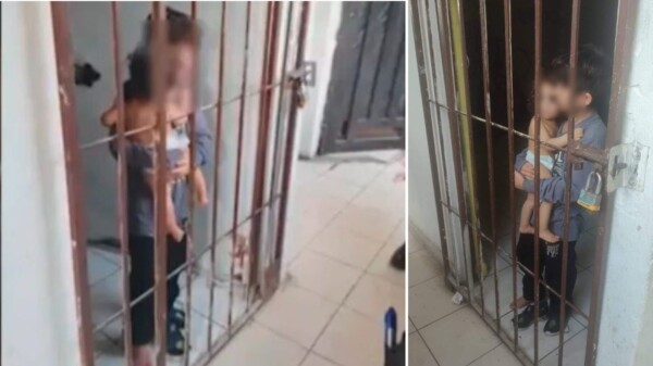 Rescatan a niños encerrados por sus padres en una vivienda.