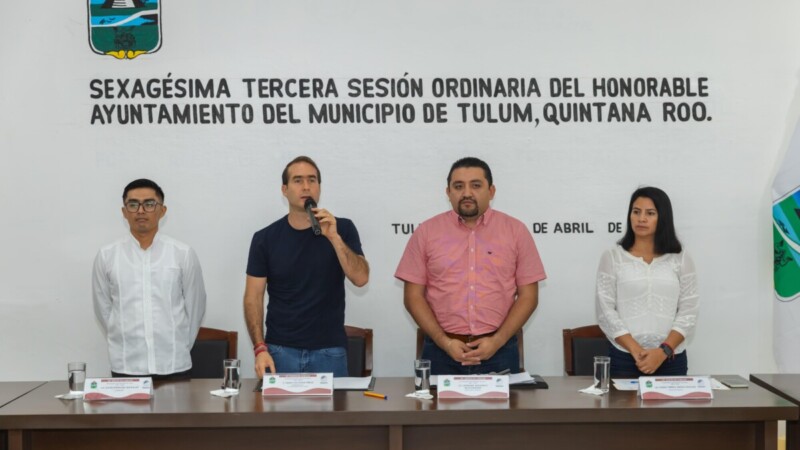 Cabildo de Tulum aprueba licencia de Diego Castañón