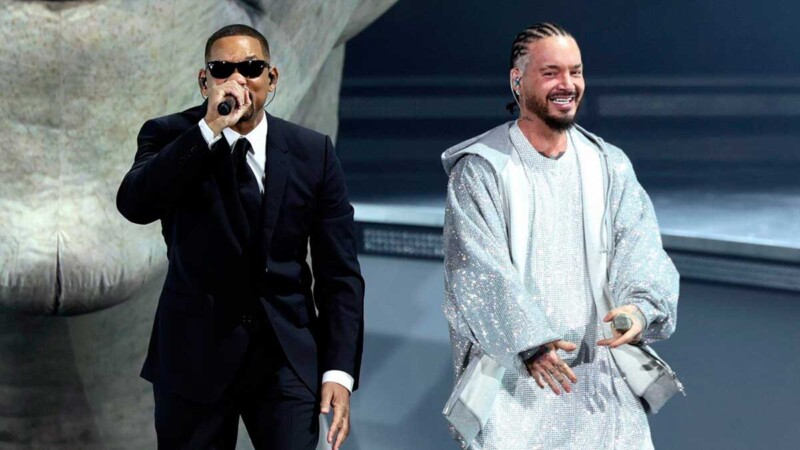 Will Smith hace sorpresiva aparición al lado de J Balvin en Coachella