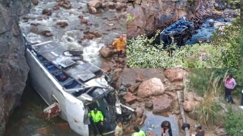 Autobús se precipita a barranco en Ecuador, hay varios muertos