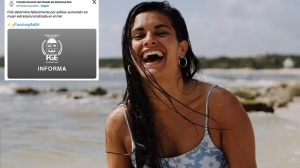 Revelan autopsia de argentina hallada en mar de Playa del Carmen