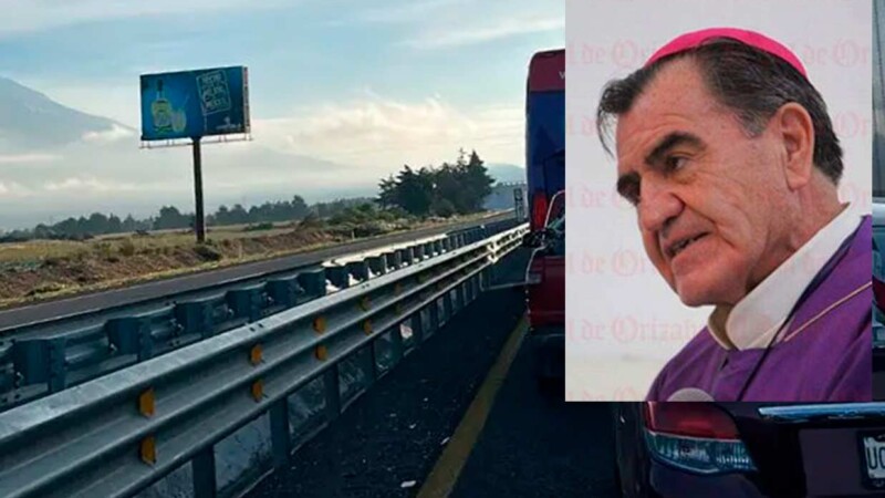 Asaltan a Obispo de Orizaba en autopista de Puebla