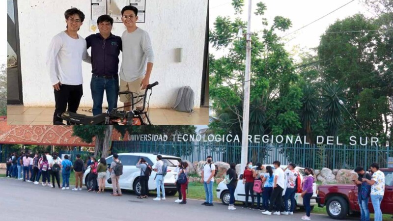 Crean en Yucatán bicicleta que funciona con agua simple