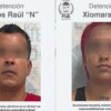 Atrapan autoridades a dos presuntos multihomicidas en Playa del Carmen