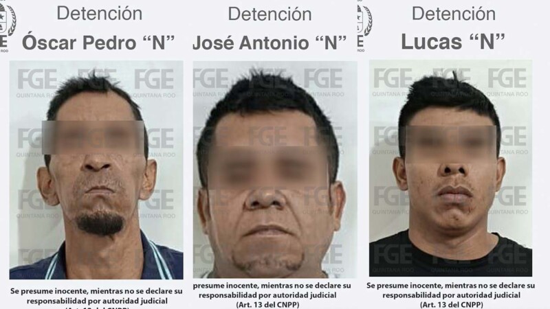 Tras balacera, capturan autoridades en Bonfil a tres presuntos sicarios