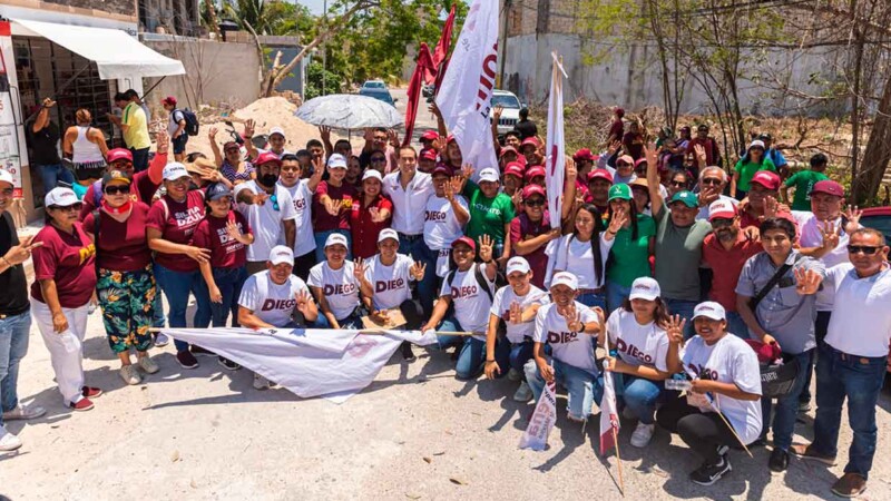 Diego Castañón llama al voto masivo para la Coalición “Sigamos Haciendo Historia” en Tulum