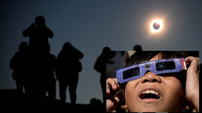 Listo para el eclipse total de sol?, conoce las medidas de seguridad necesarias