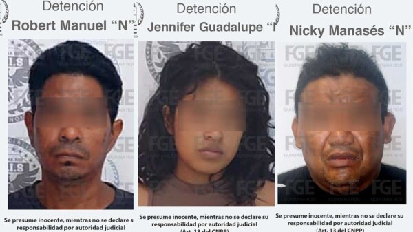 Detienen a tres presuntos secuestradores en Cancún 