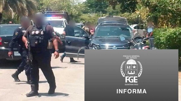 Detienen a tres presuntos sicarios armados tras persecución en Chetumal