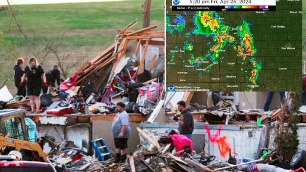 Oleada nocturna de tornados arrasa Nebraska