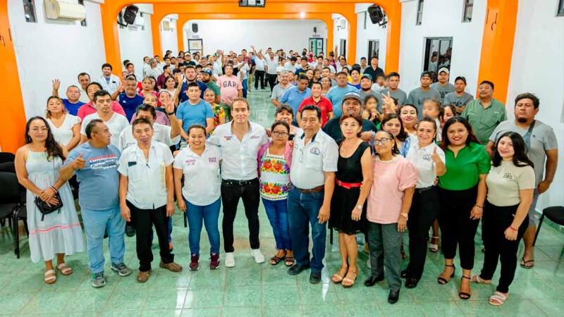 Afiliados a Untrac refrendan apoyo a Diego Castañón Trejo