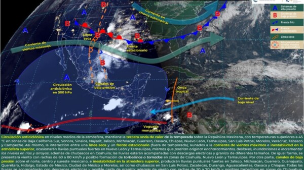 Pronóstico del clima para hoy miércoles 29 de mayo 2024 en Quintana Roo