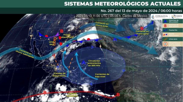 Pronóstico del clima para hoy lunes 13 de mayo 2024 en Quintana Roo