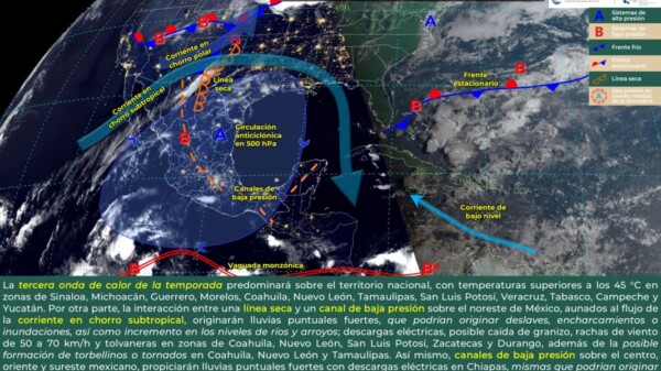 Pronóstico del clima para hoy martes 21 de mayo 2024 en Quintana Roo