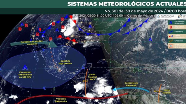 Pronóstico del clima para hoy jueves 30 de mayo 2024 en Quintana Roo