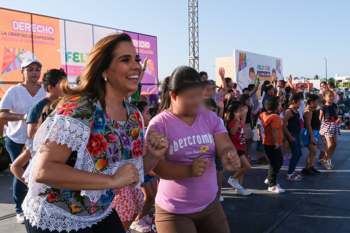 Con entusiasmo y gran asistencia celebra el DIF Quintana Roo a niños, niñas y adolescentes de Playa del Carmen