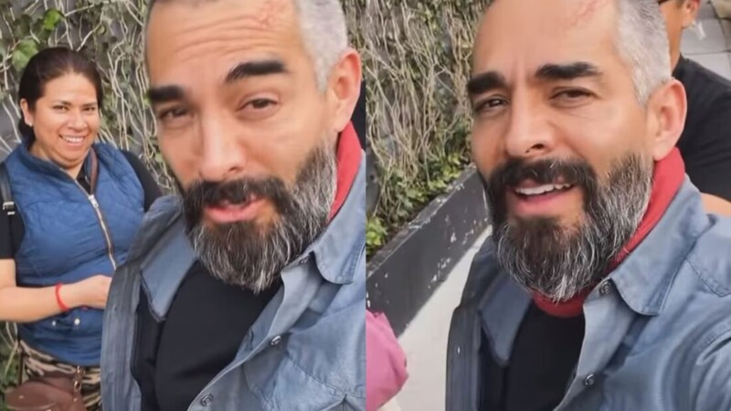 Confunden a Omar Chaparro con Jaime Camil en la vía pública