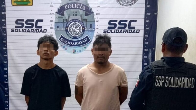 Detenidos por intentar robar una motocicleta en Playa del Carmen