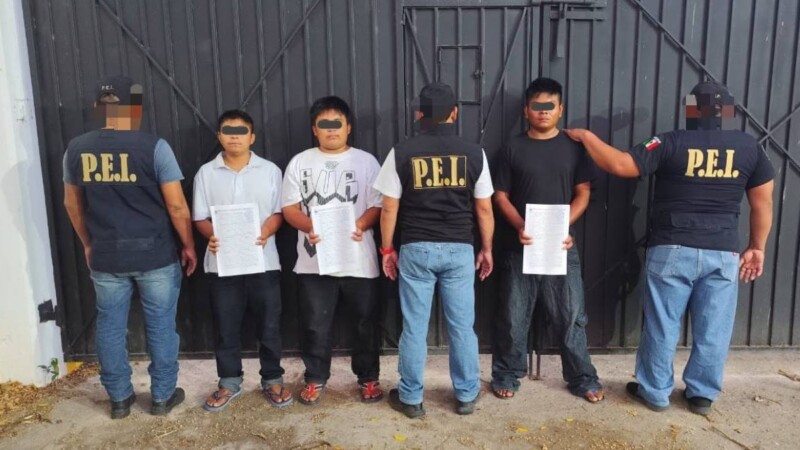 Detienen a cuatro por un homicidio en pandilla en municipio de Yucatán