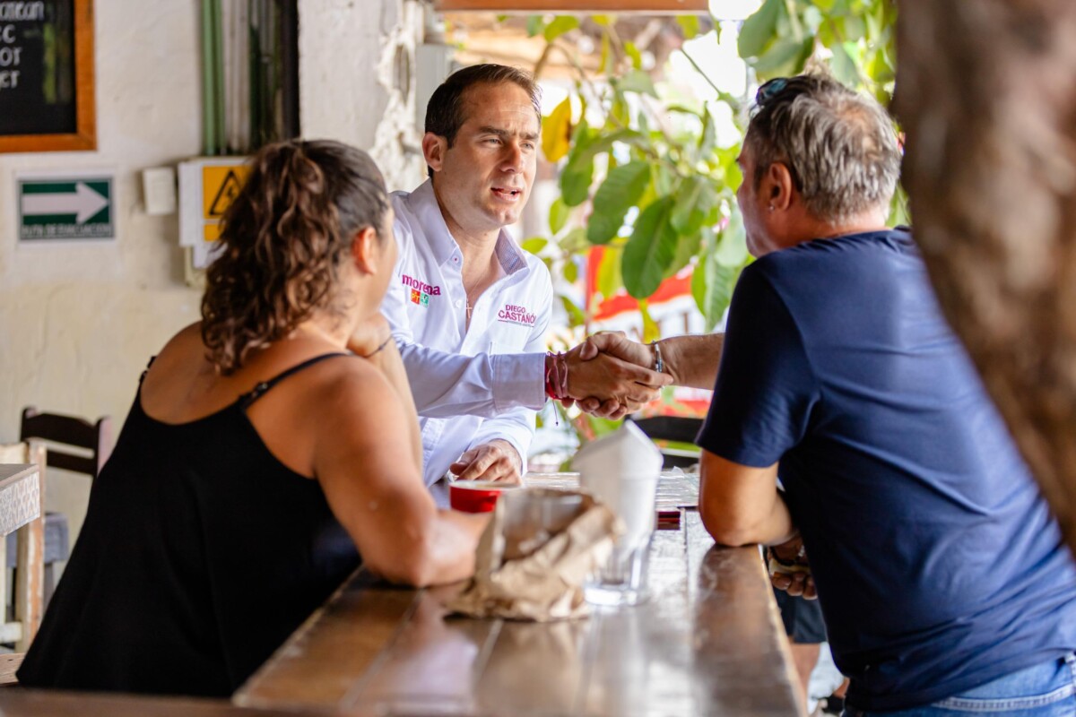 Los Tulumnenses quieren más transformación con gobiernos de Morena: Diego Castañón