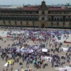 Madres buscadoras exigen justicia ante Palacio Nacional