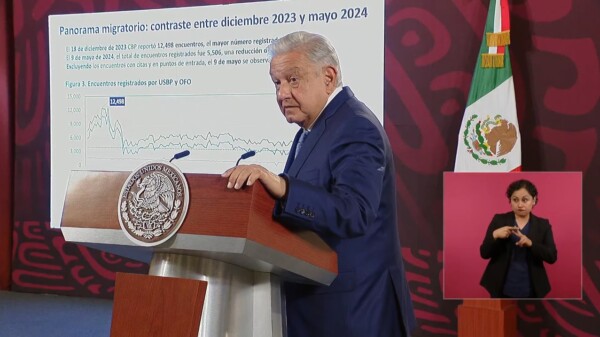 Reducción en el flujo migratorio en los últimos 5 meses: AMLO