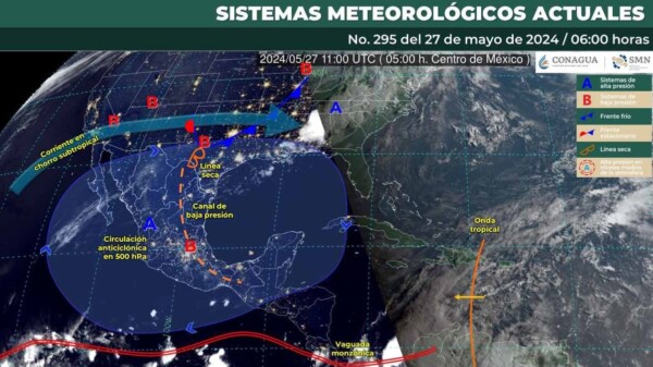 Pronóstico del clima para hoy lunes 27 de mayo 2024 en Quintana Roo