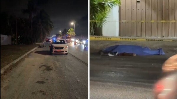 Motociclista pierde la vida en el bulevar Playa del Carmen