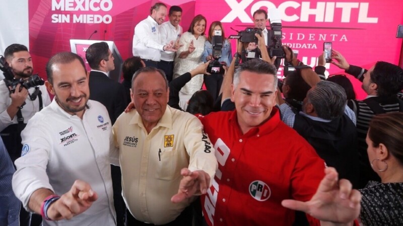 Marko, Zambrano y ‘Alito’ roban cámara a Xóchitl