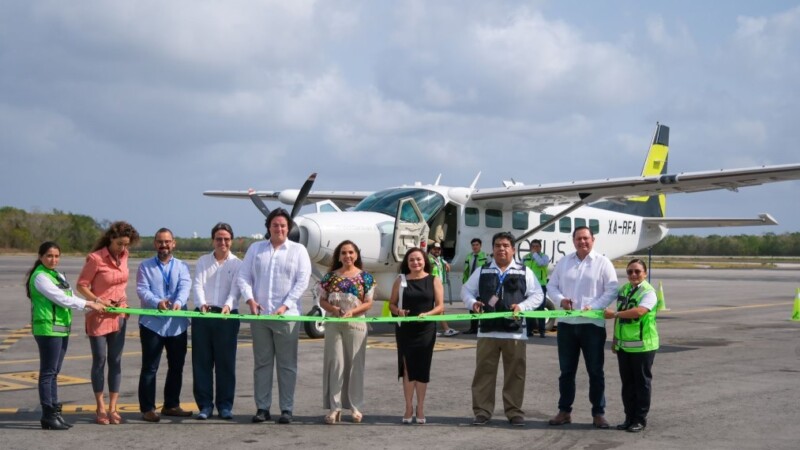 Reactiva Quintana Roo la conexión aérea regional Cancún-Cozumel
