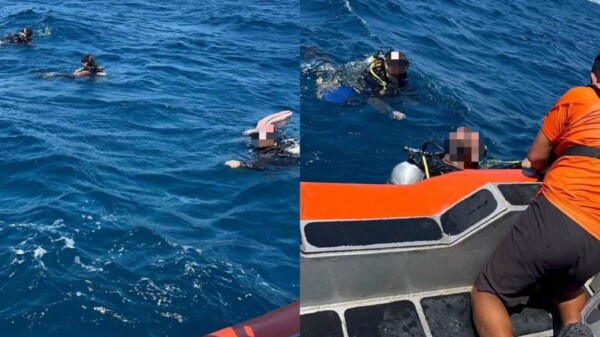 Rescata personal naval a tres buzos en inmediaciones de Punta Cancún