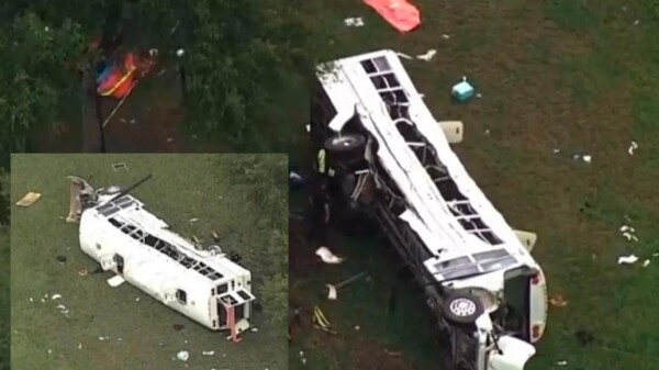 Choca autobús con trabajadores mexicanos en Florida, mueren 8