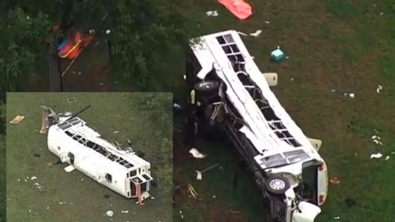 Choca autobús con trabajadores mexicanos en Florida, mueren 8