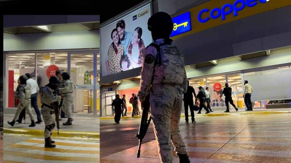 Movilización policiaca por disparos en Plaza Comercial de Cancún
