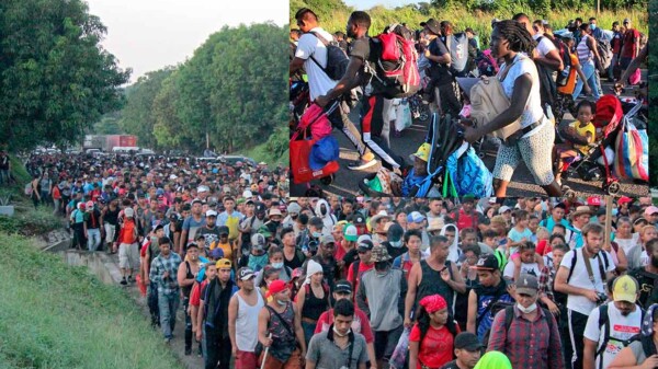 Parte nueva caravana migrante de Chiapas