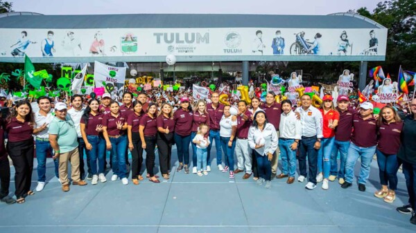 Ante 7 mil tulumnenses, Diego Castañón cierra campaña e invita a dar el último paso: Voto masivo a Morena y aliados este 2 de junio