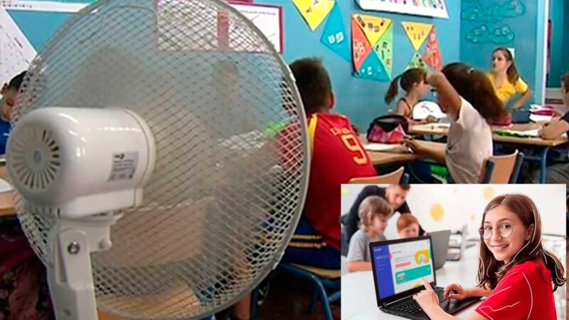 Ola de calor provoca regreso de clases virtuales en estado de Mexico